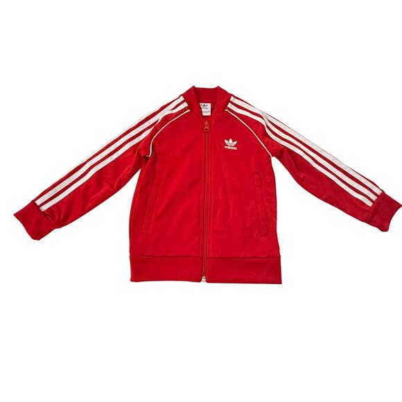 Adidas SST Track Full Zip Jacket Top Kids Size S (4-5) Sporty Athleisure Kidcore - Picture 1 of 6
